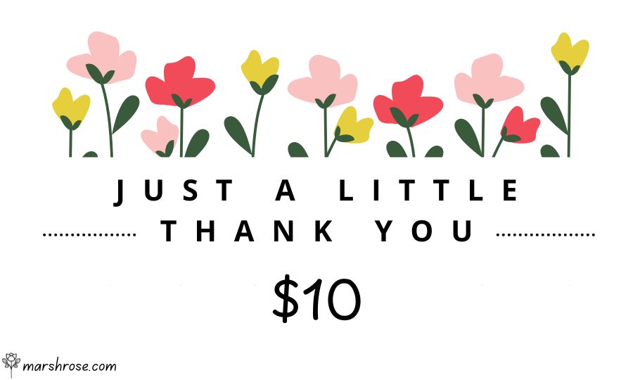 10 Thank You Gift Card