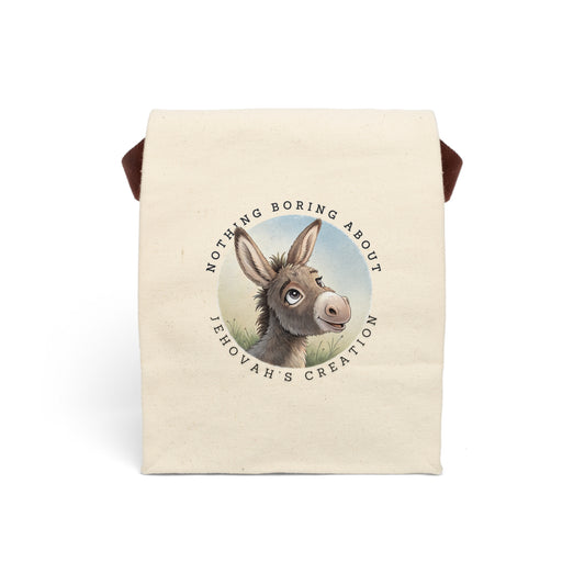 Choncho the Donkey Canvas Lunch Bag
