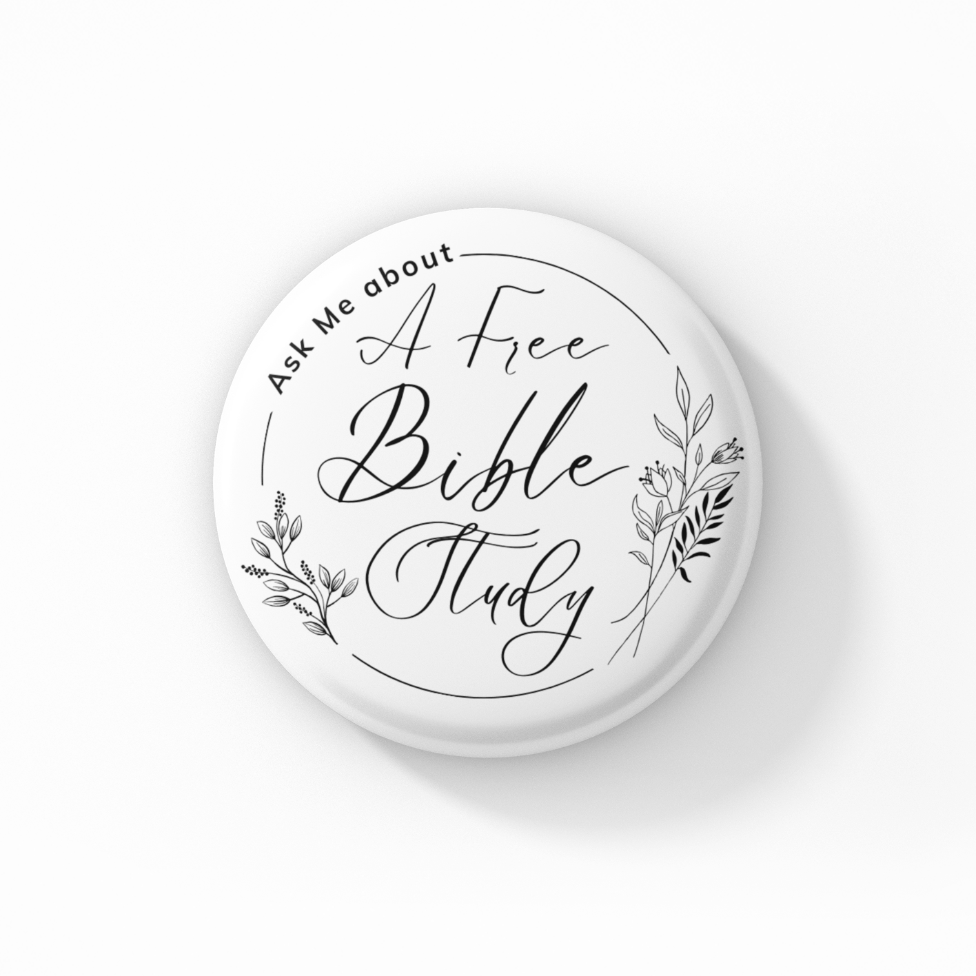 Playfully Elegant Button Pin