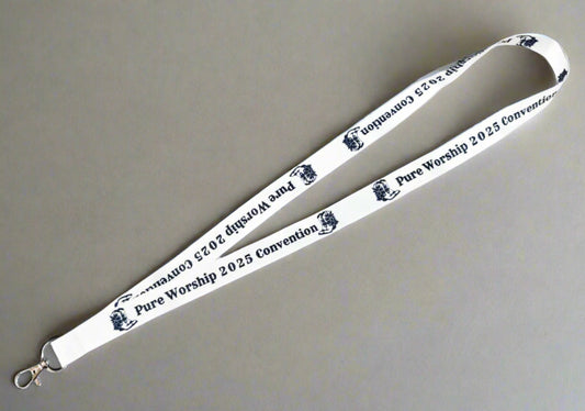 Pure Worship Lanyard with Badge Holder