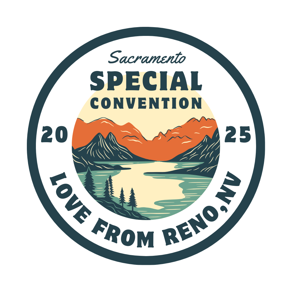 Retro Lake Tahoe - Sacramento Special Convention - Sticker