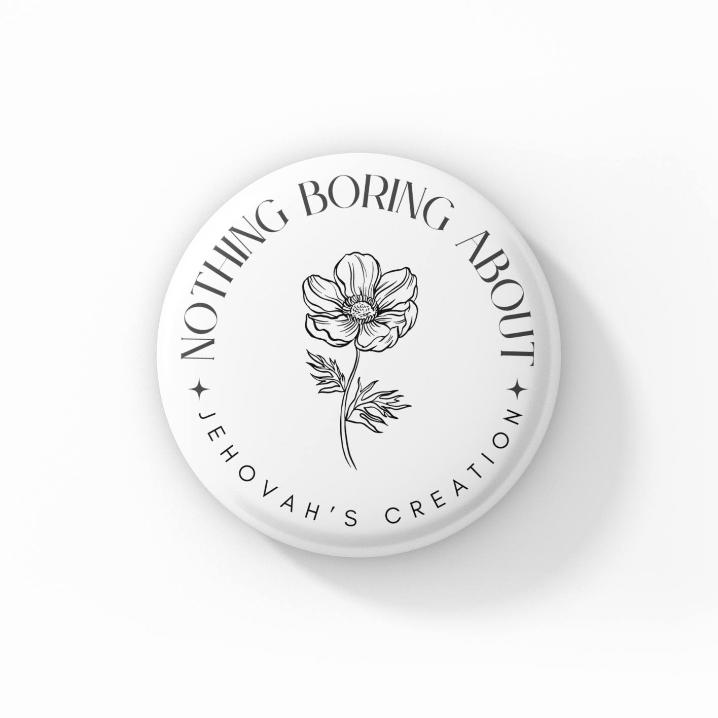 Blossom Button Pin