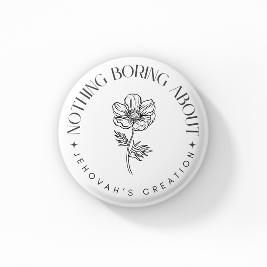 Blossom Button Pin