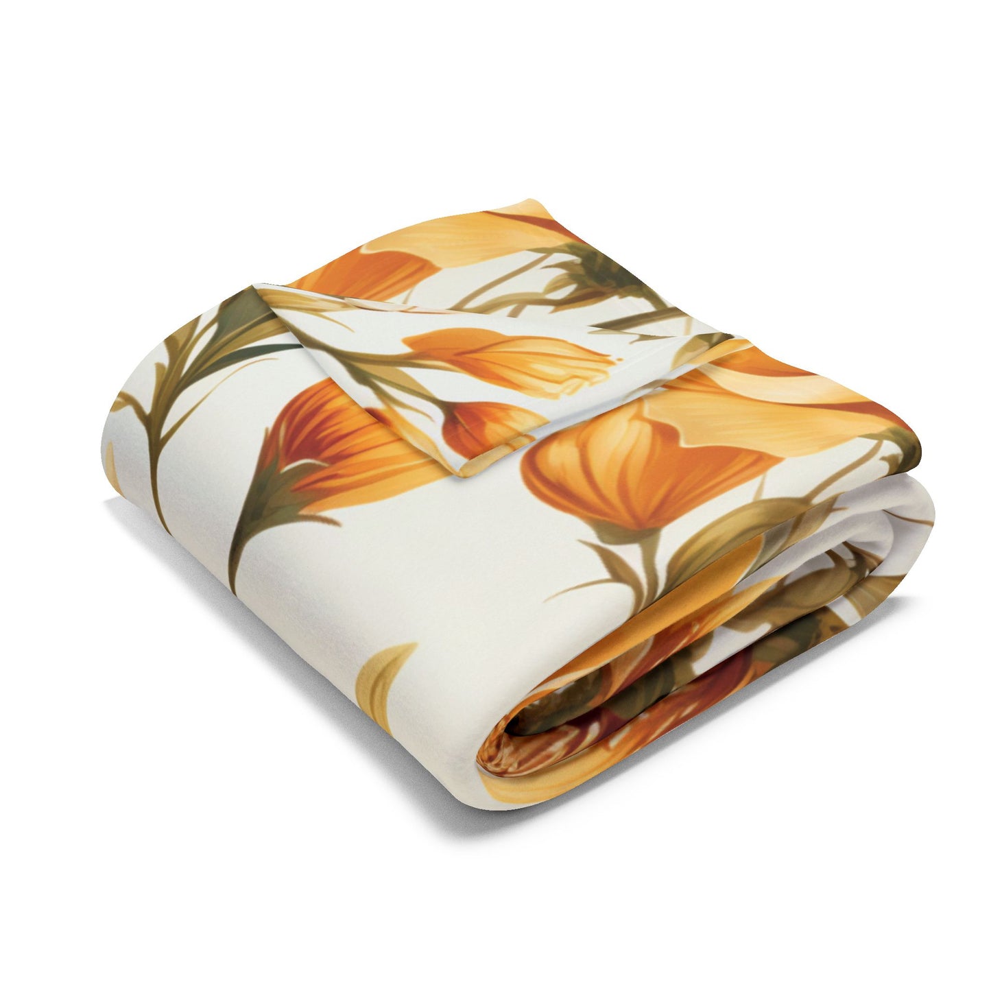 Meeting Lap Blanket - Yellow Flower Garden