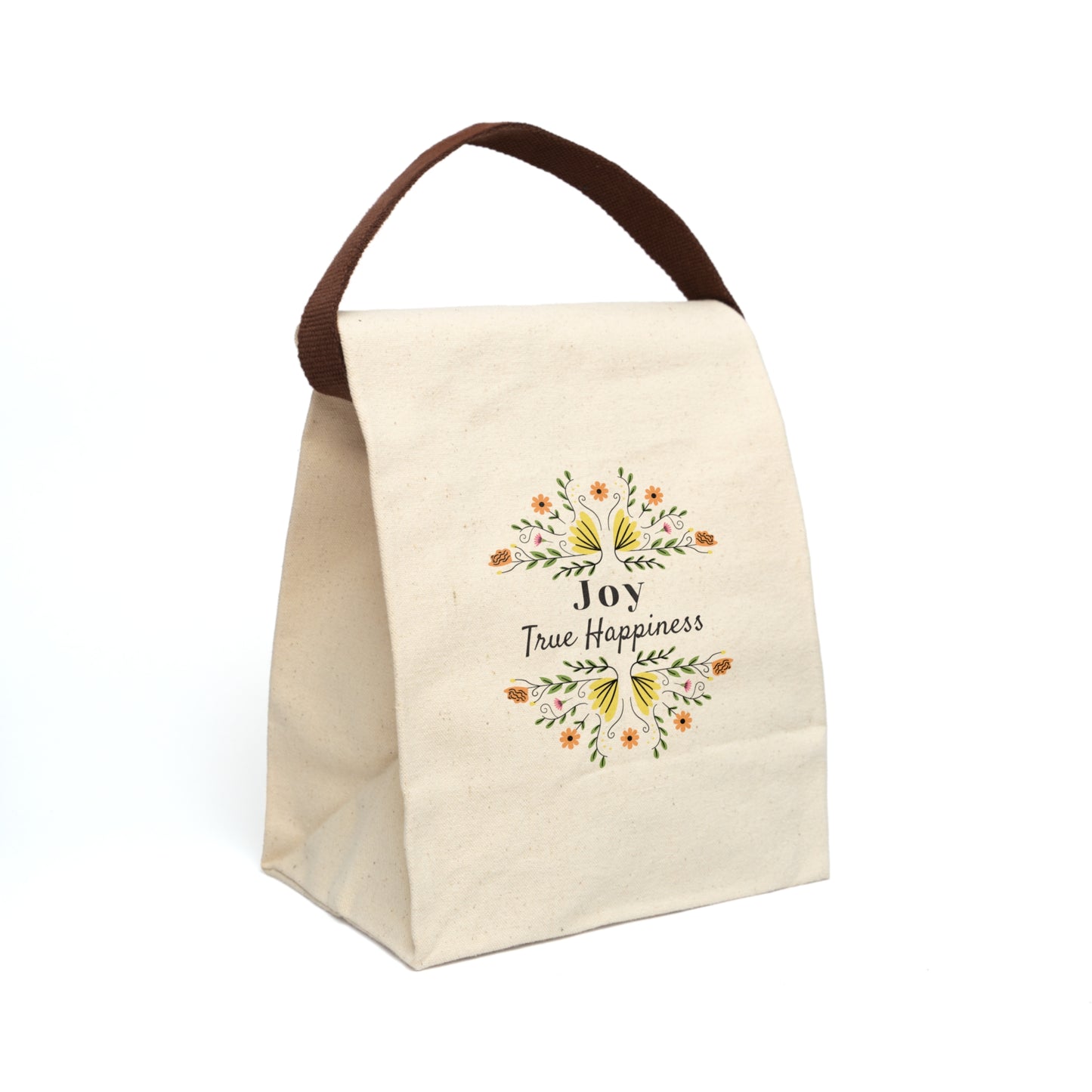 Joy Canvas Lunch Bag - Fruitage of the Spirit Design