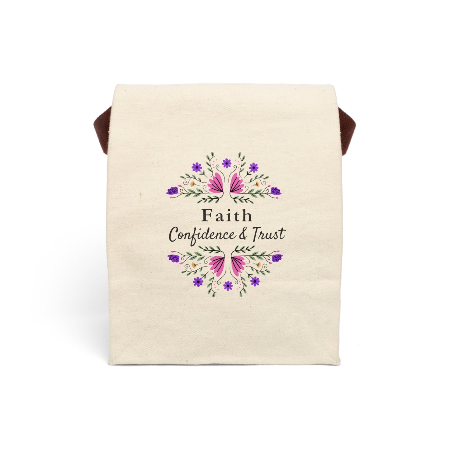 Faith Canvas Lunch Bag - Fruitage of the Spirit Design