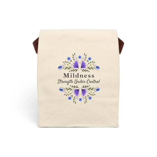 Mildness Canvas Lunch Bag - Fruitage of the Spirit Design