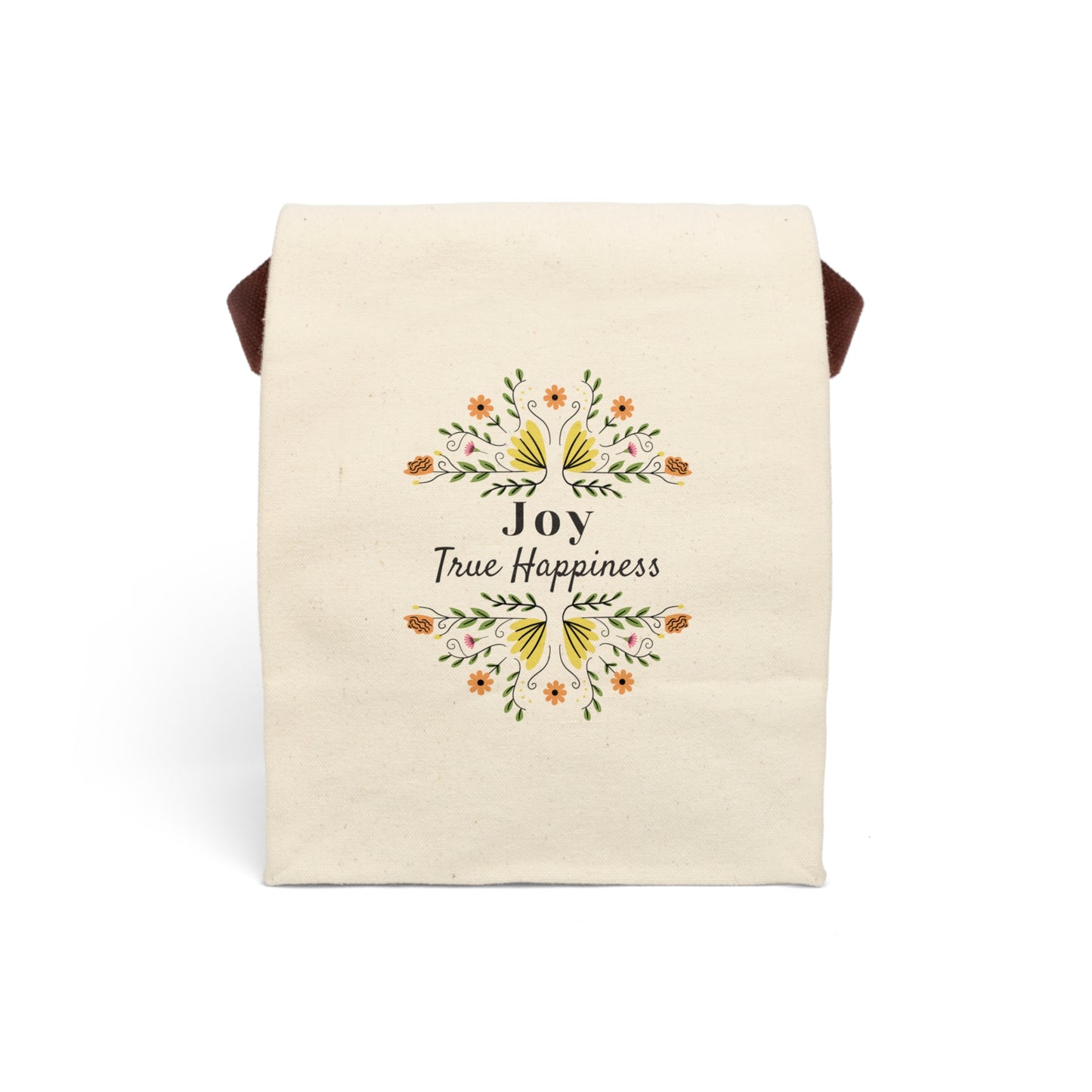 Joy Canvas Lunch Bag - Fruitage of the Spirit Design