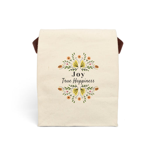 Joy Canvas Lunch Bag - Fruitage of the Spirit Design
