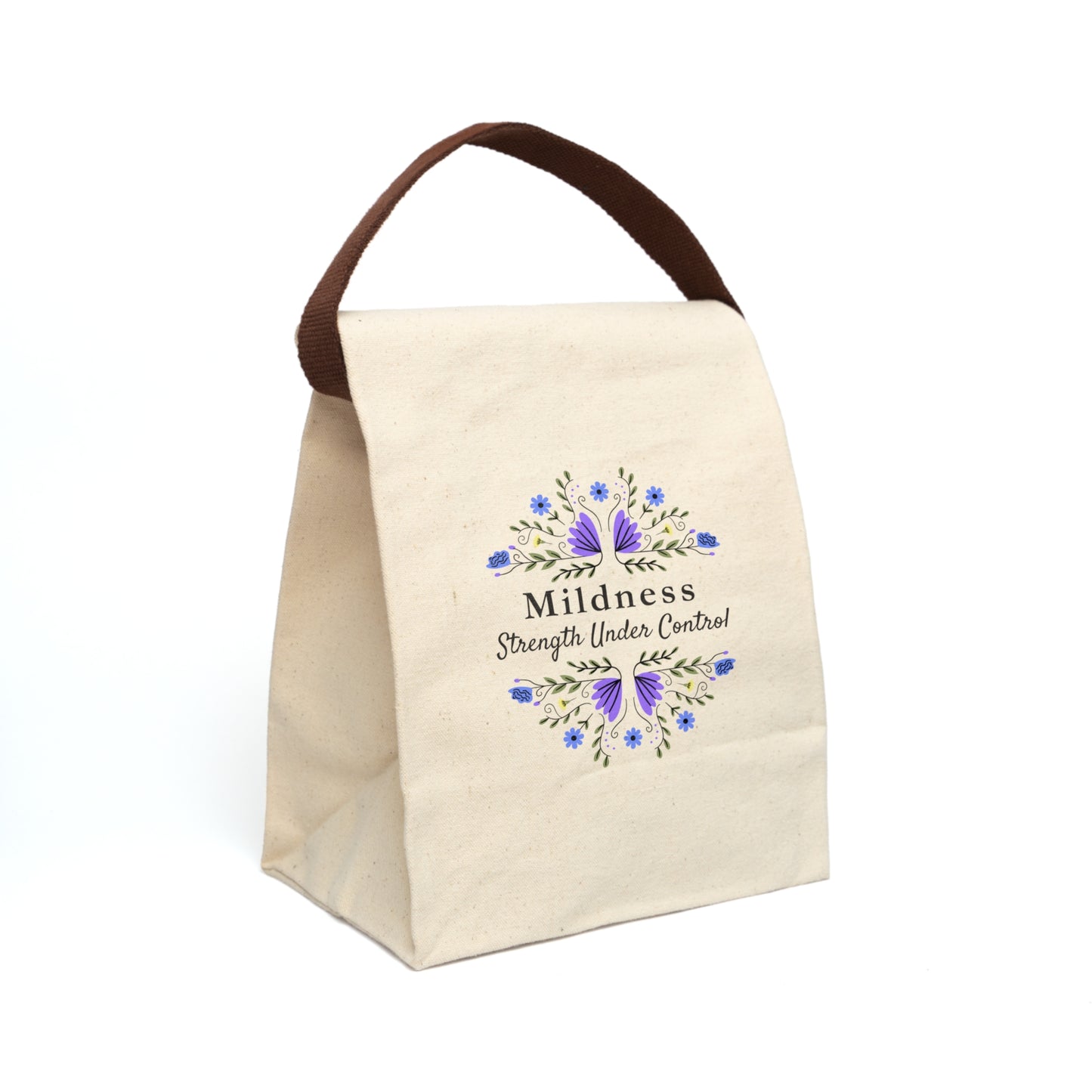 Mildness Canvas Lunch Bag - Fruitage of the Spirit Design