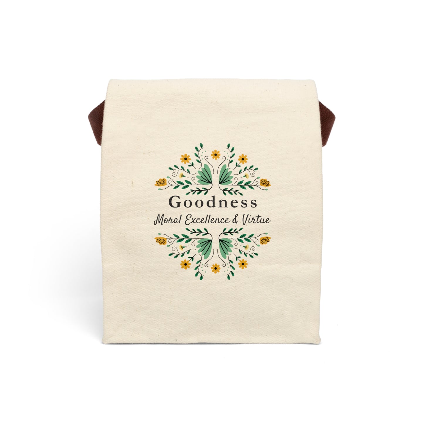 Goodness Canvas Lunch Bag - Fruitage of the Spirit Design