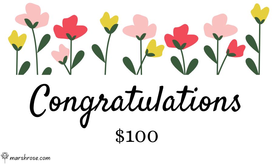 Congrats 100